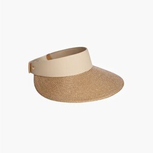Eric javits Champ II visor gold/sand color combo